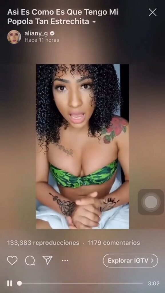 Aliany García Masturbandosa Promoción