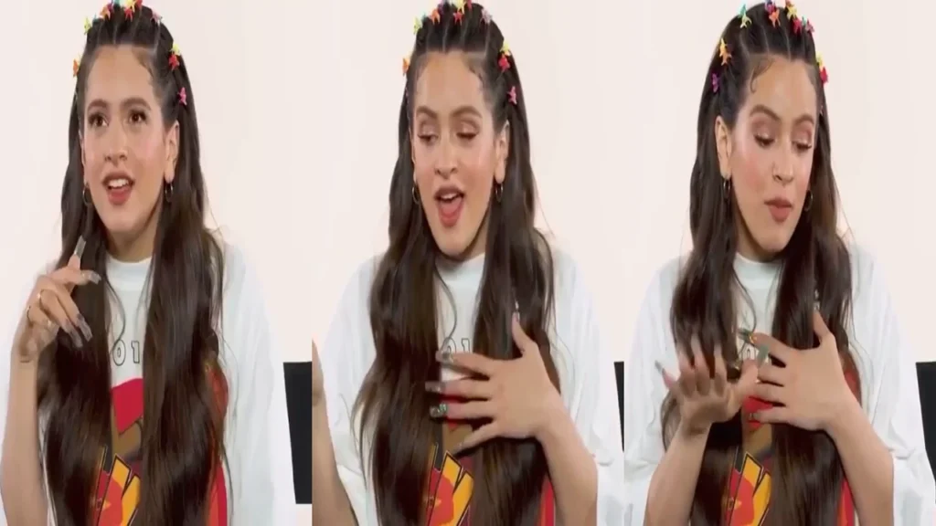 La Rosalia pidiendo leche