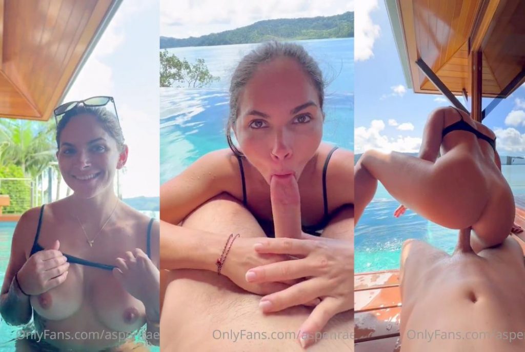 Aspen Rae POV Piscina Mamada Cogida Vídeo PPV Descargado