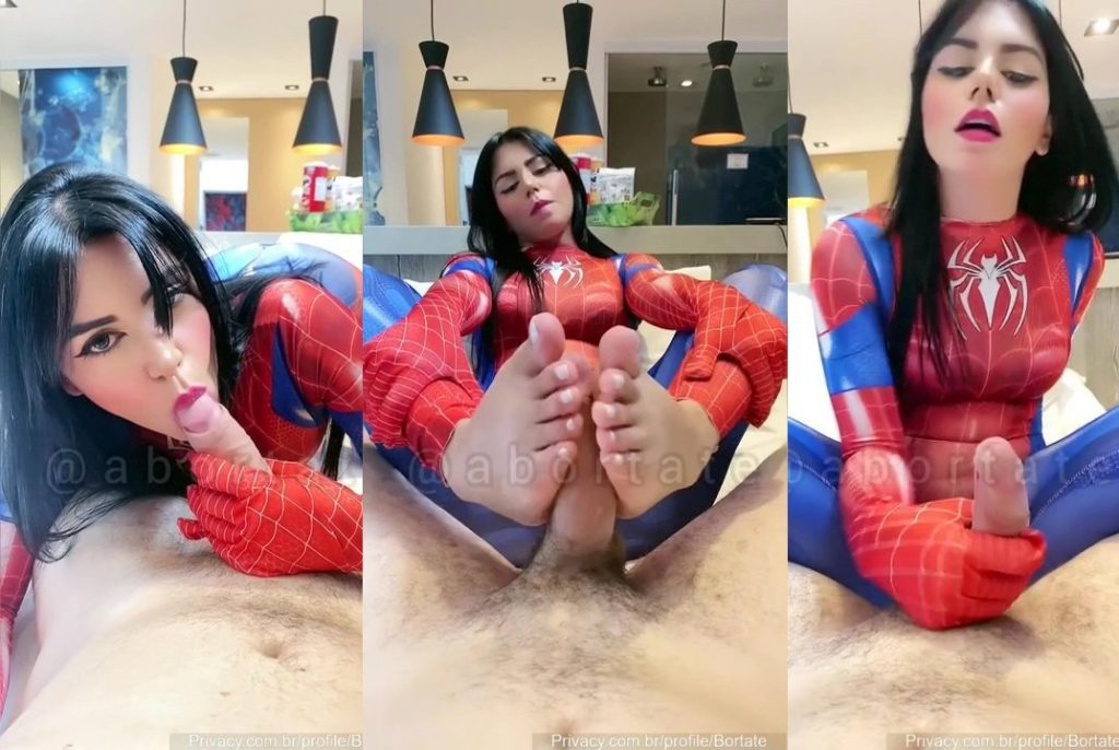 Bianca Alves Spider Girl Mamada Y Paja Con Los Pies Video Descargado