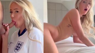 Bonnie Brown enojada con la camisa de Inglaterra video sexual descargado