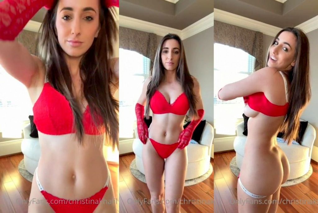 Christina Khalil Nip Slip Lencería Tease Video Descargado