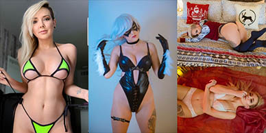 Darshelle Stevens Cosplay lascivo y tocador