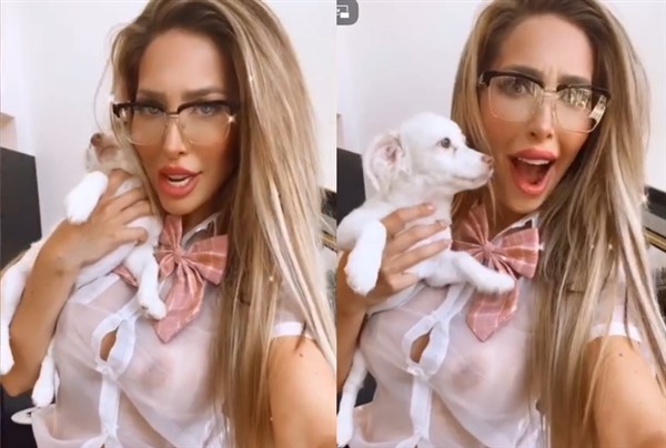 Farrah Abraham mira el video de alta calidad descargado