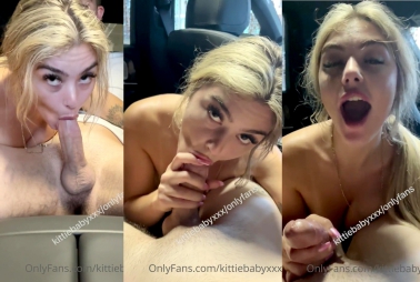 KittieBabyXXX Vídeo De Mamada En El Coche Comiendo Semen Descargado