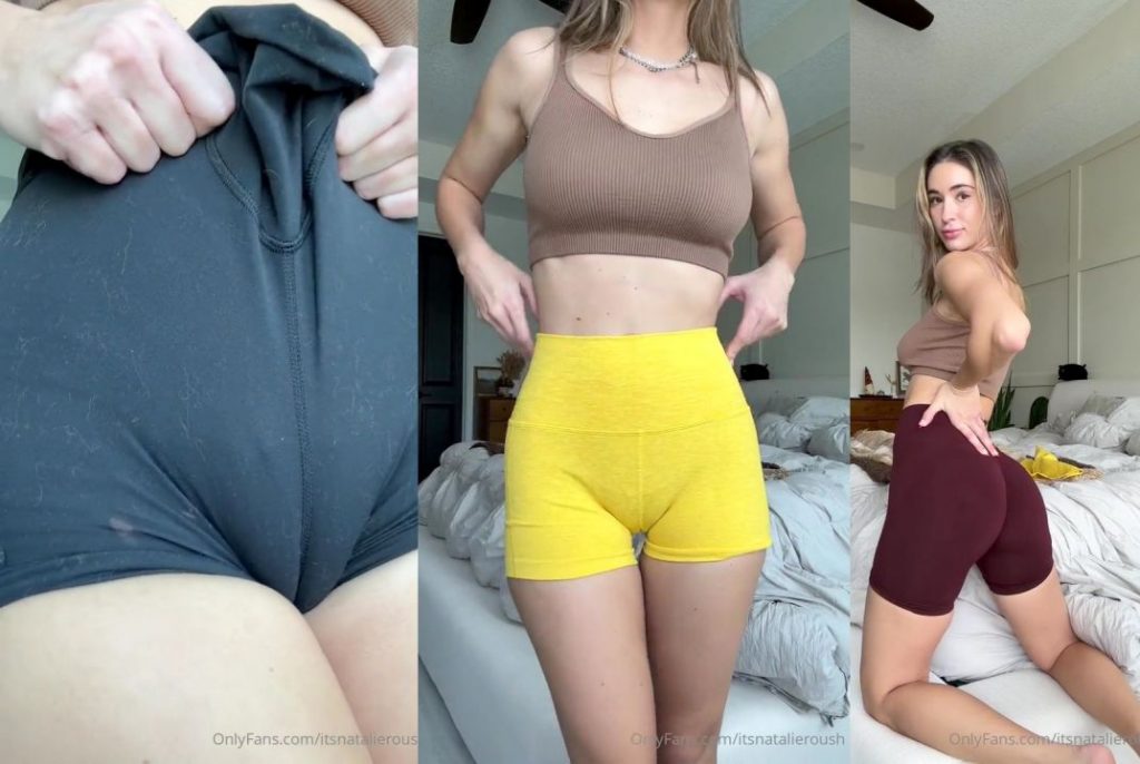 Leggings y pantalones cortos de Natalie Roush Pruebe la descarga del video de Haul