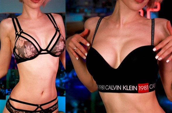 MyKinkyDope ASMR Probarse lencería