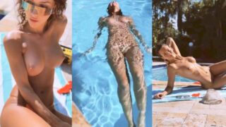 Rachel preparó un vídeo PPV desnuda en la piscina