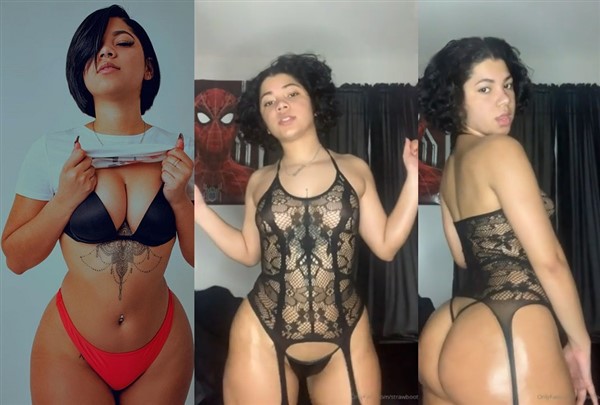 Strawbootyy Onlyfans Twerking en tanga Video