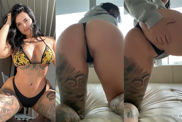 Vídeo de Renee Gracie en tanga negra