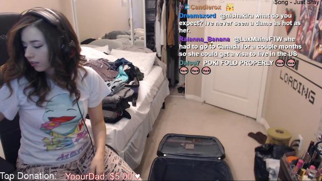 Vídeo de deslizamiento de tanga de Twitch Thot Pokimane