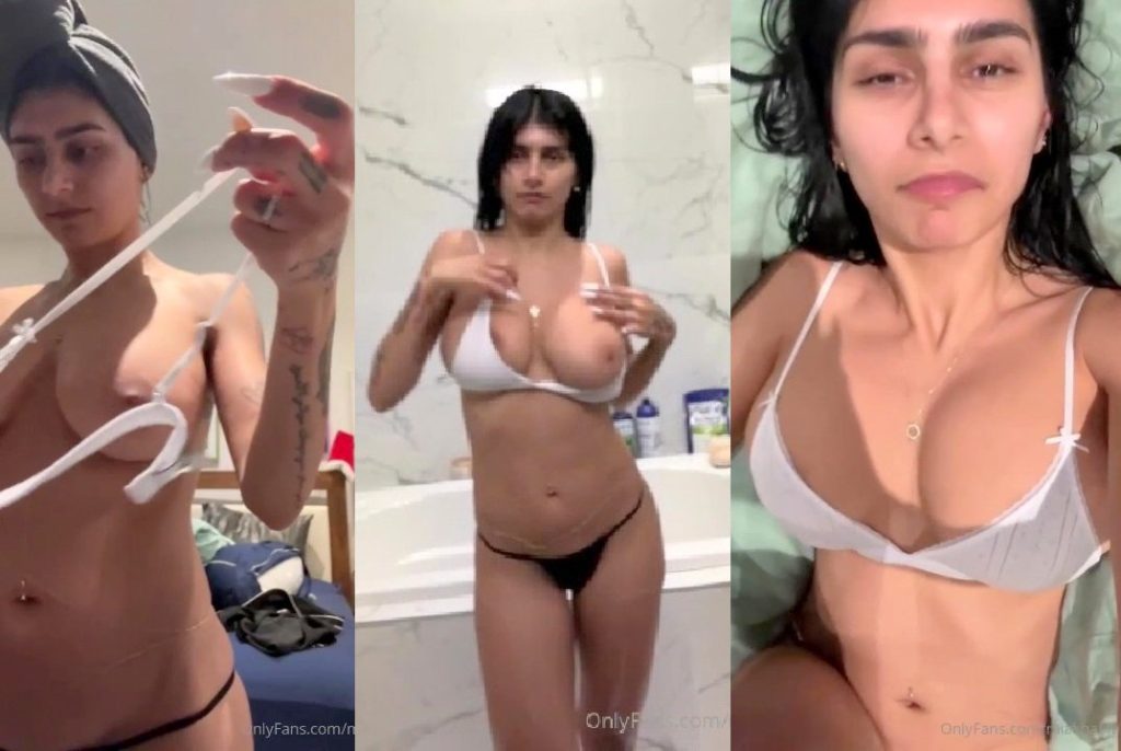 Vídeo del disfraz de Mia Khalifa después de la ducha, solo para fans