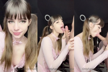 Video facial de mamada descuidada de SooGSX descargado