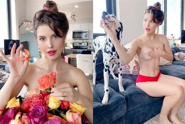 Video filtrado de Amanda Cerny en topless