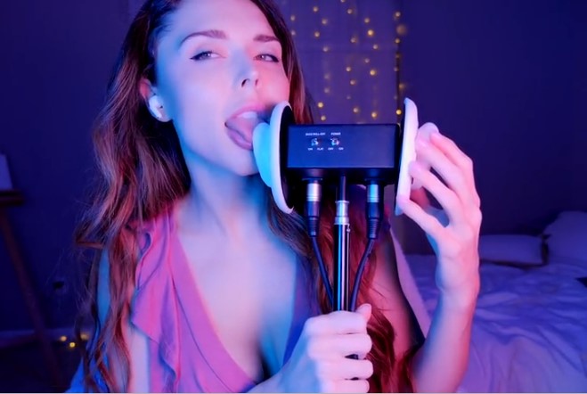 Vídeo sobre cómo comer orejas ASMR de HeatheredEffect