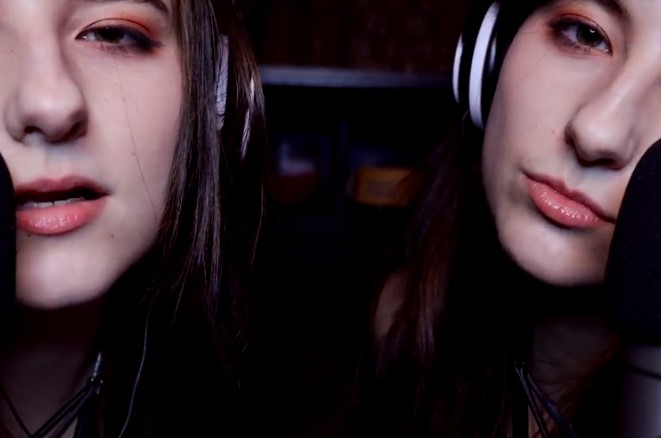 ¡Video de gemidos y besos de AftynRose ASMR Twin!